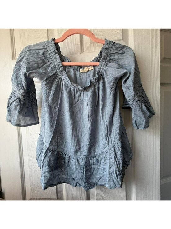 LA Hearts by PacSun Tops - La Hearts PacSun Blue Babydoll Top